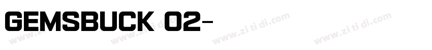 gemsbuck 02字体转换